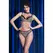Chilirose CR 4727 Dvodelni podesivi bikini set sa divljim mačkom printom L