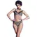 Chilirose CR 4727 Dvodelni podesivi bikini set sa divljom mačkom, Veličina M