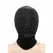 NS Novelties Fetish & Fashion Nylon Hood Black with Zippered Mouth Opening