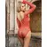 Subblime 952303 Sjajni Crveni Mrežasti Bodysuit Van Ramena One Size