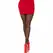 Leg Avenue Black Cherry Moles Stockings - Sheer Patterned Tights One Size