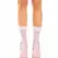 Leg Avenue White Ankle Socks with Lace Ruffles & Heart Bow Details - One Size