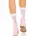 Leg Avenue White Ankle Socks with Lace Ruffles & Heart Bow Details - One Size
