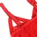Subblime Teddy L/XL Crveni - Čipkasti Bodysuit sa Integrisanim Detaljem Podvezica