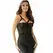 Subblime Teddy L/XL Crni - Čipkasti Bodysuit sa Detaljem Podvezica