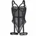 Subblime Teddy S/M Crni - Elegantan Čipkasti Bodysuit sa Podvezicama