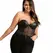 Subblime Bodysuit Crni Metalni Lanci Trake Underwire L/XL