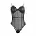 Subblime Bodysuit S/M Crni - Metalni Lanac Trake, Proziran Dizajn