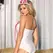 Subblime Nurse-Inspired Off-Shoulder Teddy Costume S/M White