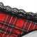 Subblime University Themed Lingerie Set S/M - Checkered Pattern
