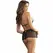Subblime Lace Teddy Halter Neck L/XL Black - Elegant Backless Design