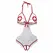 Subblime L/XL White Nurse Costume with Open Design and Sheer Fabric