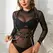Subblime Harness Model 5944889 - Black Leather with Chain Accents, One Size