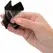 CalExotics Euphoria O-Ring Crni Štitnici za Bradavice - Višekratni, 7.5 cm
