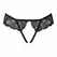 LivCo Corsetti Fashion LC 90679 Crne Čipkaste Gaćice sa Dekorativnim Izrezom