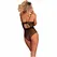 Livco Corsetti Finasan LC 90632 Black Bodysuit Lace L/XL