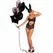 Livco Corsetti Fashion Kylssiam LC 90613 Bodisvet Crni L/XL Elegantna Mreža