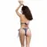 Chilirose CR 4447 Bikini Set Karirani Dizajn Podesivi S/M