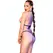 Chilirose CR 4660 Bikini Set Silver S/M - Adjustable Crystal Design