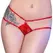 Chilirose CR 4387 Elegant Red Panties L/XL - Refined Lace Design