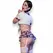 Chilirose CR 4610 Školski Stil Kostim Beli L/XL - Kompletan Set