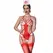 Chilirose CR 4631 Medicinski kostim set crveni L/XL - 4-delo bodi set