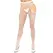 Leg Avenue White Crotchless Fishnet Stockings with Adjustable Garters