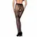 Passion TIOPEN 016 Black 3/4 20 DEN Semi-Sheer Decorative Tights