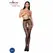 Passion Tiopen 014 Black Tights 20 DEN Size 1/2 Decorative Design