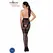Passion TIOPEN 013 Black Tights 1/2 - Decorative Open Design, 20/40 DEN