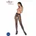 PASSION TIOPEN 010 Black Tights 20 DEN, Size 1/2, Decorative Open Design
