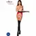 PASSION TIOPEN 003 Red 3/4 Tights with Polka Dot Detail 20/40 DEN