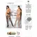 Passion TIOPEN 002 Black 20 DEN Open Crotch Tights Size 1/2