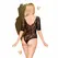 Penthouse Midnight Visit Teddy S/M/L - Elegant Floral Bodysuit with 3/4 Sleeves