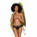 Penthouse Adore Me Lace Panties Black S/M - Elegant Floral Design