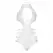 Leg Avenue Bodysuit Model 5615F - White Lace, One Size, Seamless Design
