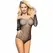 Subblime Lingerie Body sa Dugim Rukavima i Mrežom L/XL Crni