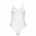 Leg Avenue Teddy Scroll Lace Seamless White One Size Open Back