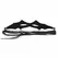 OHMAMA Feline Mask - Black PVC Costume Accessory, One Size