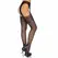 Leg Avenue Polka Dot Suspender Tights Lace Top One Size Black