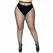 Leg Avenue Plus Size Ribane Ceglene Carape - Klasicni Crni Mrezasti Dizajn
