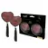 Coquette Chic Desire Navlake za Bradavice u Oblicu Srca Samolepljive Crveno/Crni Set