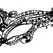 Coquette Chic Desire Cipkana Maska Crna - Elegantan Dodatak za Pokrivanje Očiju