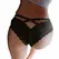 Queen Lingerie S/M Floral Lace Briefs - Elegant Nylon-Spandex Design
