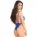 Leg Avenue Set 3-Piece Blue Lace Teddy & Robe with Satin Tie L