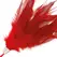 Darkness Red Sensory Feather Wand 20cm - mekan dodir, ergonomska ručka