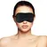 Darkness Basic Black Eye Mask saten sa podesivom trakom
