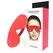 Darkness Red Eye Mask PVC sa podesivom trakom, visokokvalitetna završna obrada