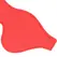 Darkness Red PVC Eye Mask - podesiva traka za glavu, udobno pristajanje