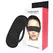 Darkness Satin Black Eye Mask podesiva traka za glavu, lagana